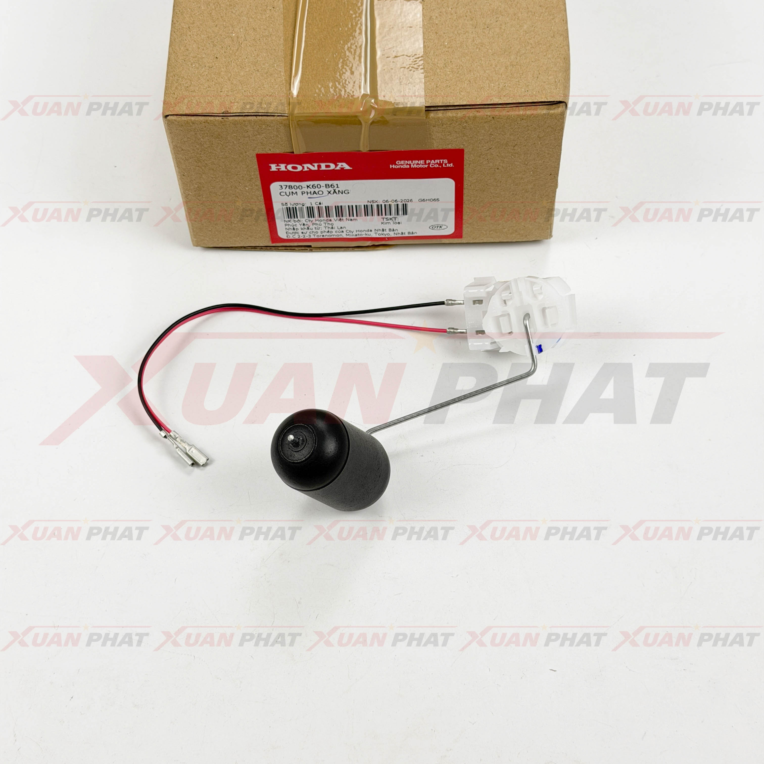 Cụm phao xăng Vario 125 2023 2024 chính hãng, báo xăng vario 125 K2V 2025 - 37800K60B61