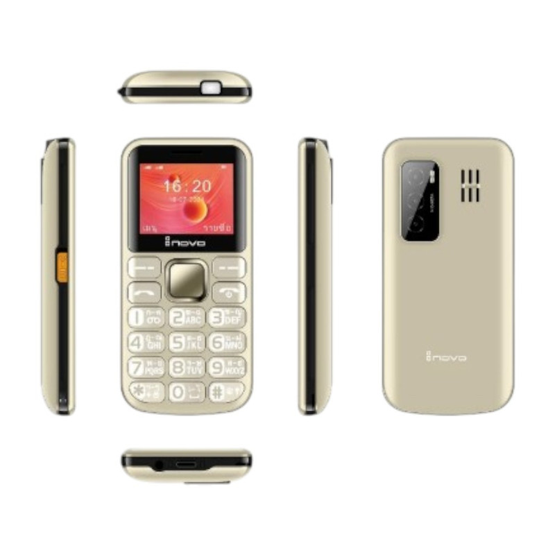 inovo โทรศัพท์ปุ่มกด I-16 DUMBO ปุ่มใหญ่ จอกว้าง 2.6 นิ้ว มีสวิทช์ไฟฉายด้านข้าง ประกันศูนย์ 1 ปี Gold ราคา 1,090 บาท*ส่งฟรี