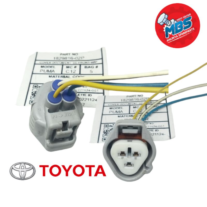 SOKET KABEL LAMPU DEPAN TOYOTA LEXUS FORTUNER CAMRY COROLLA ALTIS PIN 3 KABEL ORI HD Harga  47,500 Ringgit*Penghantaran Percuma