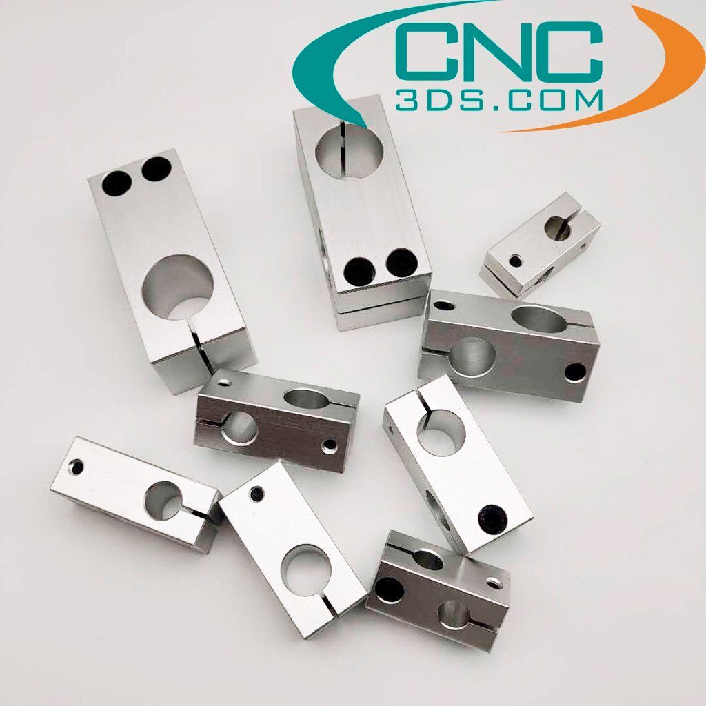 Gối đỡ trục vuông góc, Kẹp trục chéo 90 độ phi 6, 8, 10, 12, 16, 18, 20, 25mm