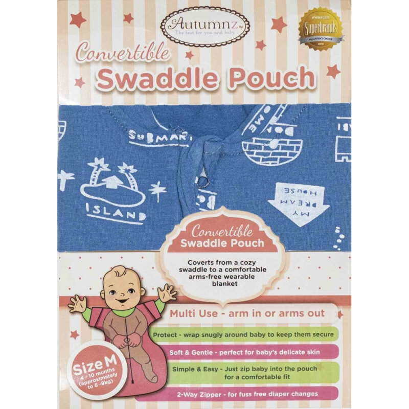 Autumnz Convertible Swaddle Pouch | Size S | Size M