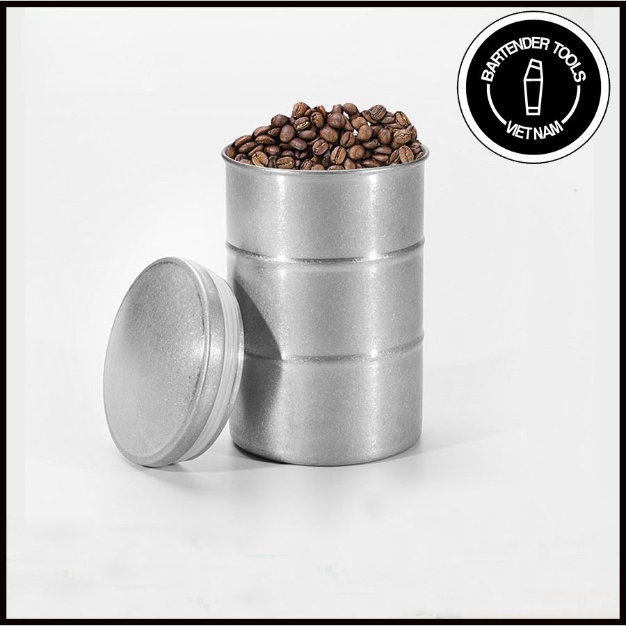 Hộp đựng hạt cà phê, đựng thực phẩm inox 304 -350ml
