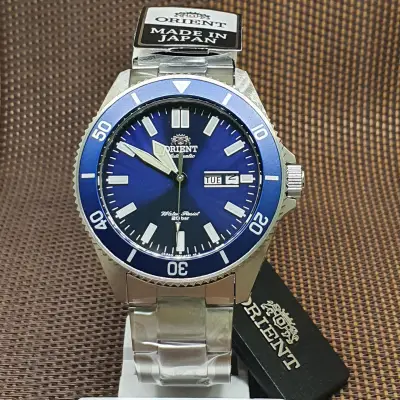 [Original] Orient RA-AA0009L09C Mako III Automatic Stainless Steel Men Blue Watch RA-AA0009L