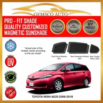 Toyota Wish AE20 2009 - 2021 (6 / 7pcs) Car Magnetic Sunshade / Boot Tray