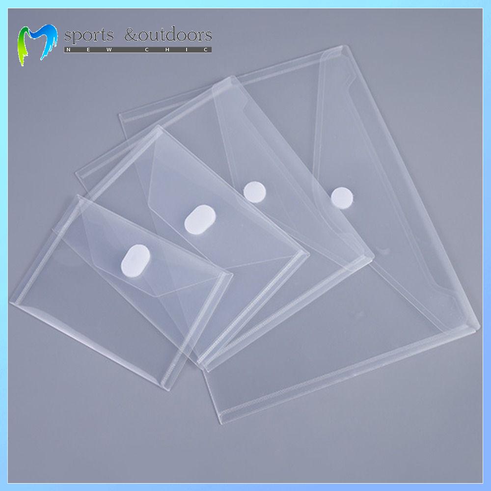 HA SPORTS A4/A5/A7/A8 Kẹp hồ sơ Không thấm nước Nhựa Túi đựng tài liệu Dày Trong suốt Túi đựng đồ Trường học văn phòng