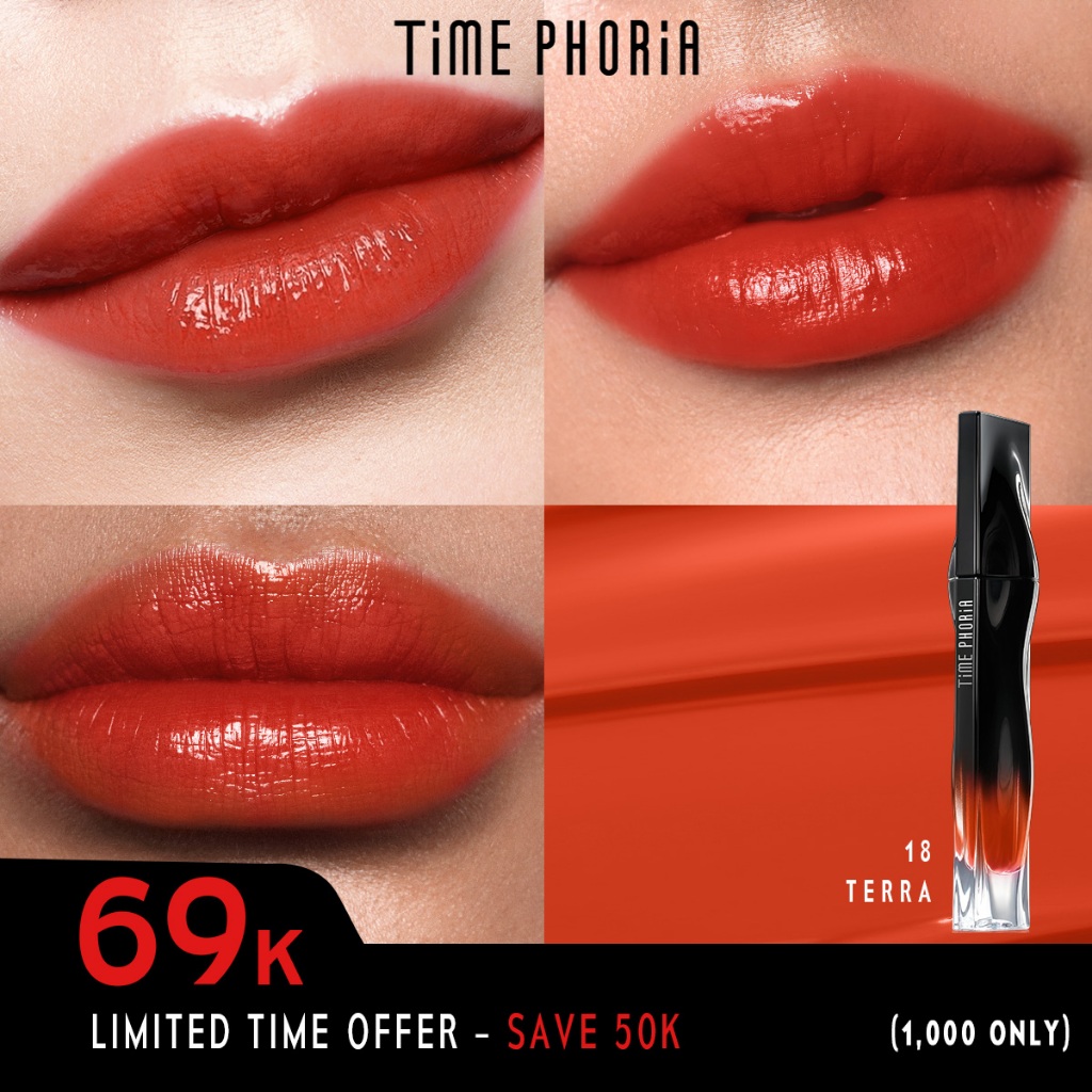 LIMITED 69k!TIME PHORIA - LIP FAMILY STELLAR DUST LIP STAIN 5ML/Nebula Velvet Lip Cream 4ML/Etern...