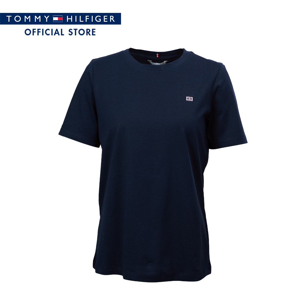 Tommy Hilfiger Women Tee Model WW0WW45522 C1G - Blue Regular Fit ราคา 1,881 บาท*ส่งฟรี