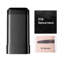 Grupheaso Hair Touch-up Stick Waterproof Sweatproof Non-smudging Covering White Hair Not Easily Decolorized Hair Color Stick With Tooth Comb