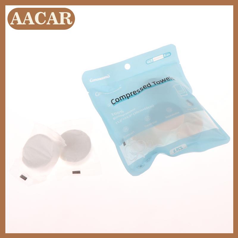 AACAR 6 30pcs nén Khăn dùng một lần xách tay thực vật sợi mặt khăn mô thích hợp cho du lịch cắm trại thể thao Thẩm mỹ viện