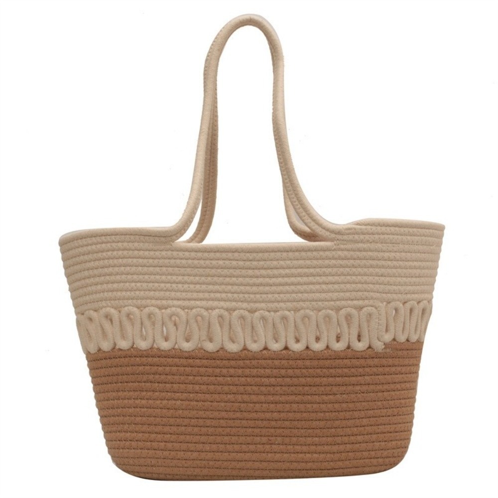 ELY3591 Nylon Túi Tote Dệt Rỗng Đan móc Túi cói đan Túi đeo vai Dung lượng lớn Túi xách nữ Phụ nữ - 3