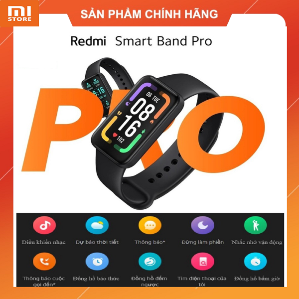 Đồng hồ thông minh Xiaomi Redmi Smart Band Pro BHR5501GL M2101B1 - Bản quốc tế bảo hành 12 tháng