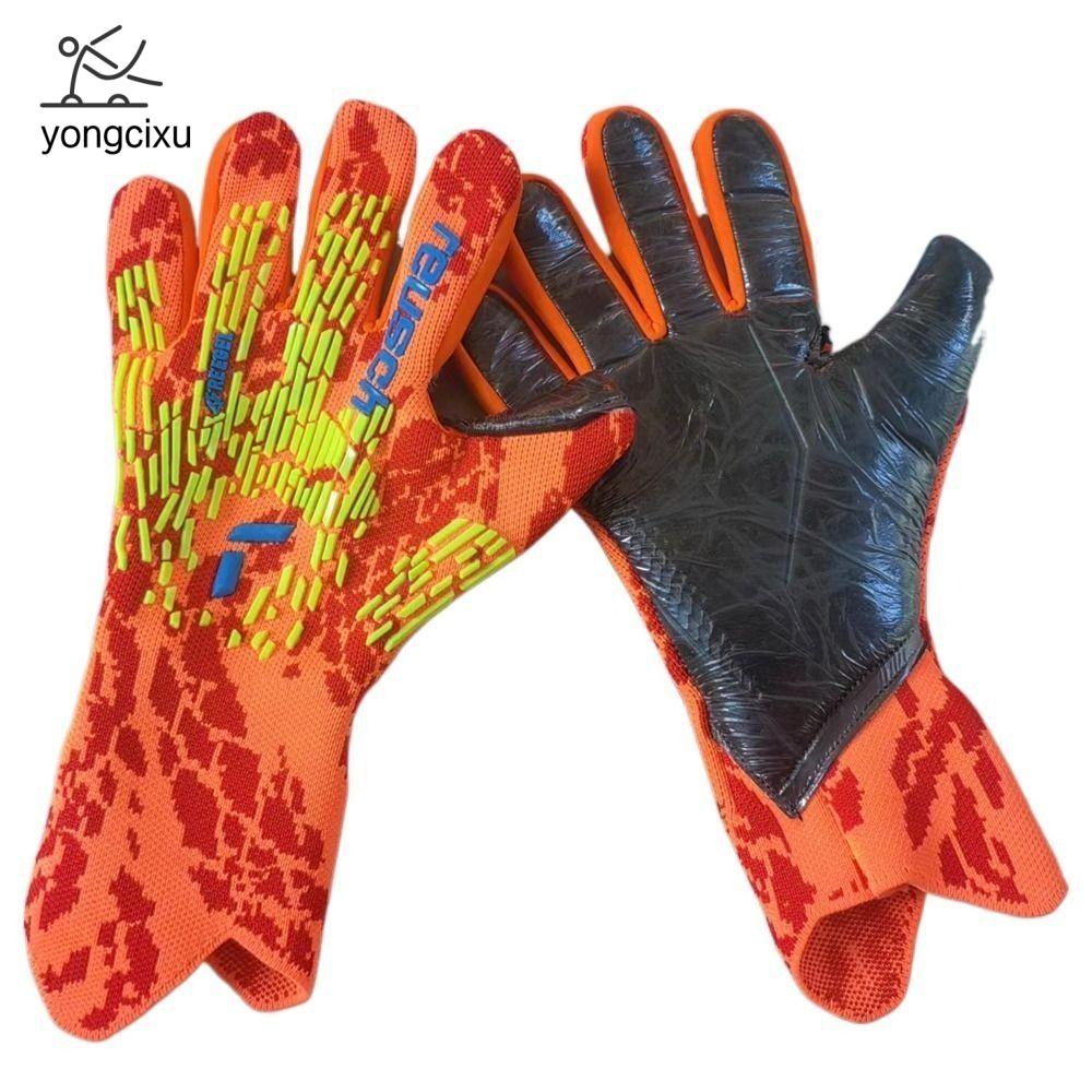 YONGCIXU 1 Pair of Cushioning Goalie Gloves Breathable Antiskid Latex