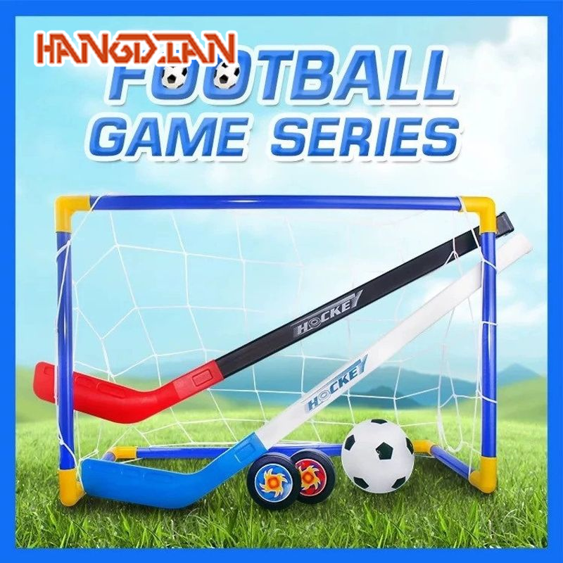 HANGDIAN Portable Kids Soccer Goal Set for Indoor and Outdoor Play ราคา 245 บาท*ส่งฟรี
