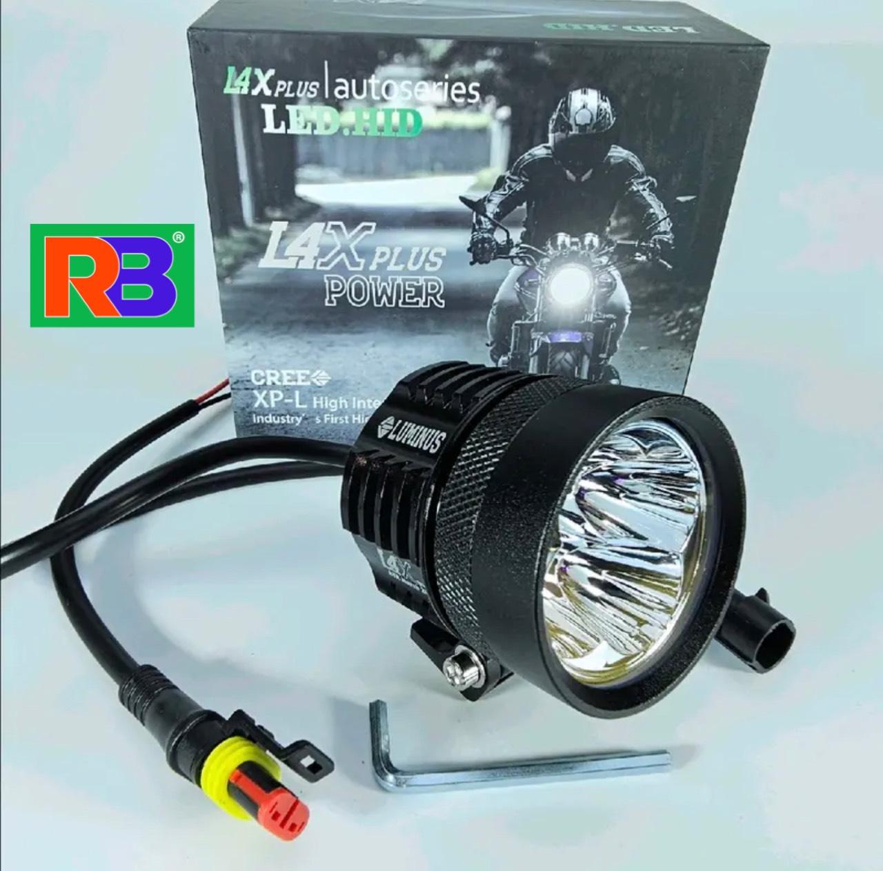 【RBAL4009】 ĐÈN TRỢ SÁNG L4X PLUS KÍNH TÍM LUMINUS CHÍP LED XML2 ÁNH SÁNG SIÊU GOM BỀN ĐẸP/TẶNG CÔNG 