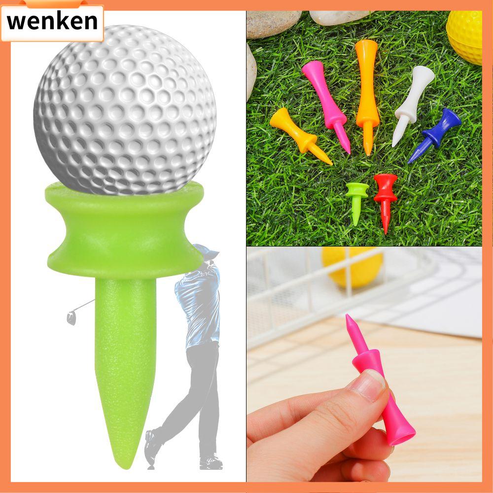 WENKEN 43mm, 70mm Bền đẹp Phụ kiện luyện tập  Màu sắc Bền đẹp Tees chơi gôn Cao su Giá đỡ bóng gôn cho người chơi gôn