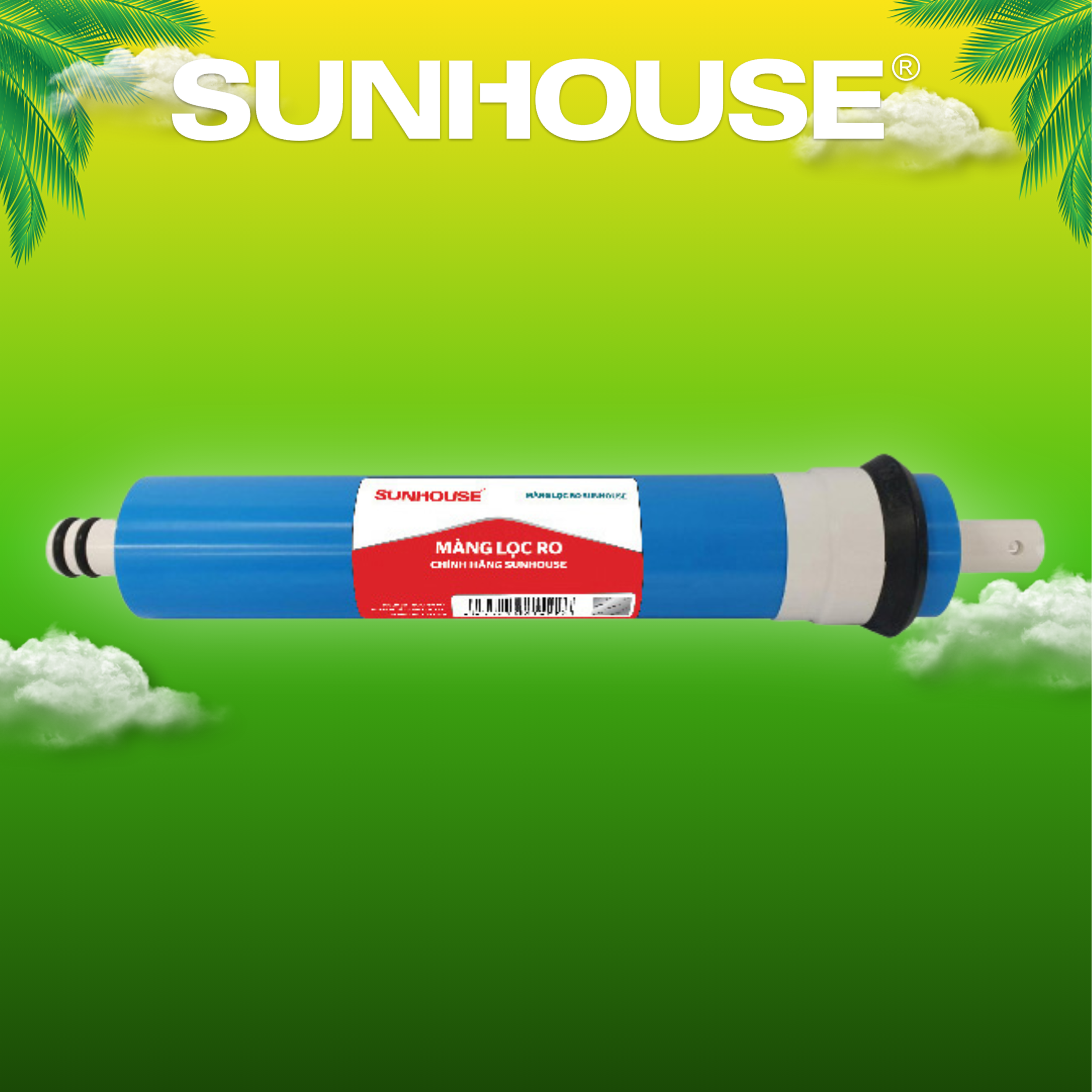 Lõi lọc nước số 4 sunhouse shrll4 - màng r.o sha-rov7