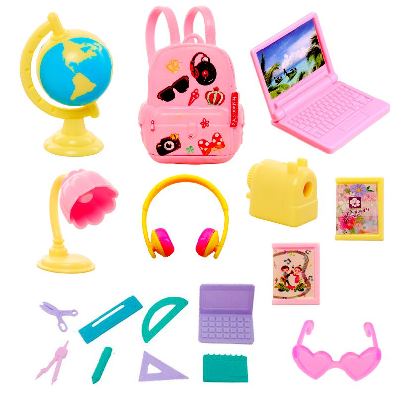 Ks Toys Kawaii 40 Items Lot Doll Essories Shoes Free Shipping Miniature