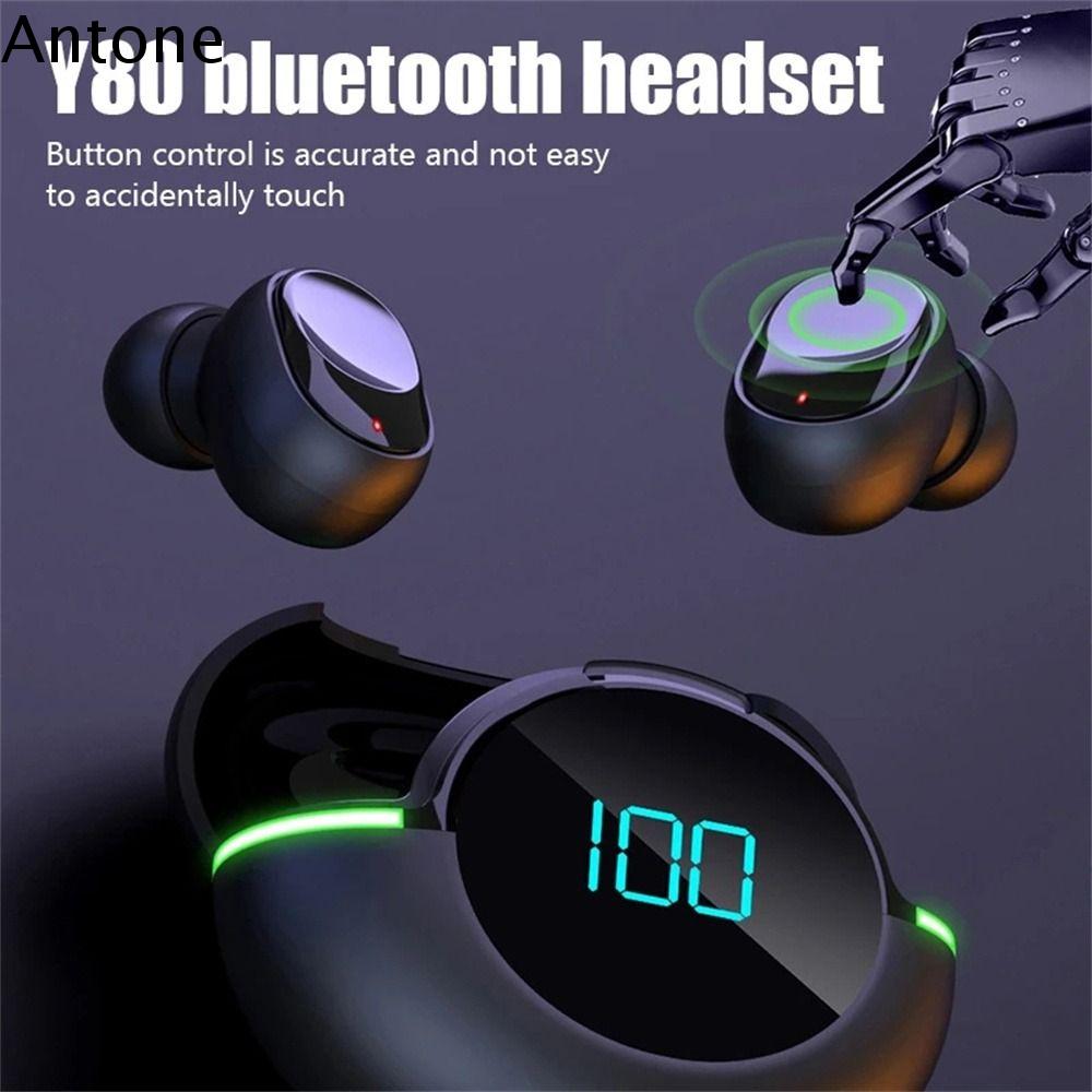 ANTONE Tai nghe nhạc Trong tai Tai nghe không dây Tai nghe game thủ Tai nghe TWS Tai nghe thể thao Tai nghe Bluetooth Tai nghe chơi game Móc tai Tai nghe