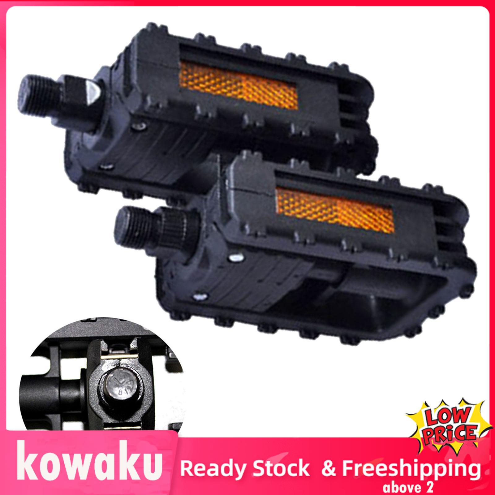 Kowaku 2X Bàn Đạp Xe Đạp Bàn Đạp Xe Đạp rộng phẳng Phụ kiện phổ thông Bàn Đạp Xe Đạp