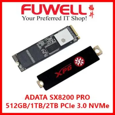 Adata XPG SX8200 Pro PCIe Gen3x4 (NVMe) SSD (256GB/512GB/1TB/2TB)