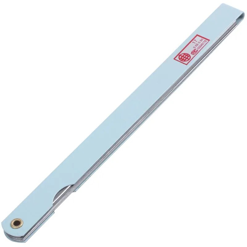 200mm dài 17 lá 0.02mm-1.0mm Khoảng cách dày đo bộ căn lá Gage