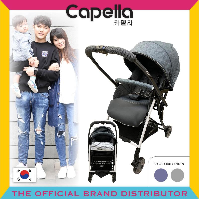 Capella® S206-19-DG / S206-19-NV Wi-Lite Plus Stroller Dark Grey (Black) / Navy Singapore