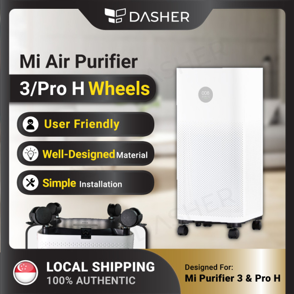 Xiaomi Air Purifier 3 / Pro H Wheels Well-Designed Materials Simple Installation Singapore