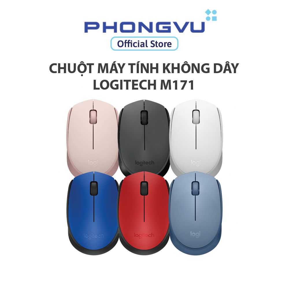Chuột máy tính không dây Logitech M171 - Bảo hành 12 tháng
