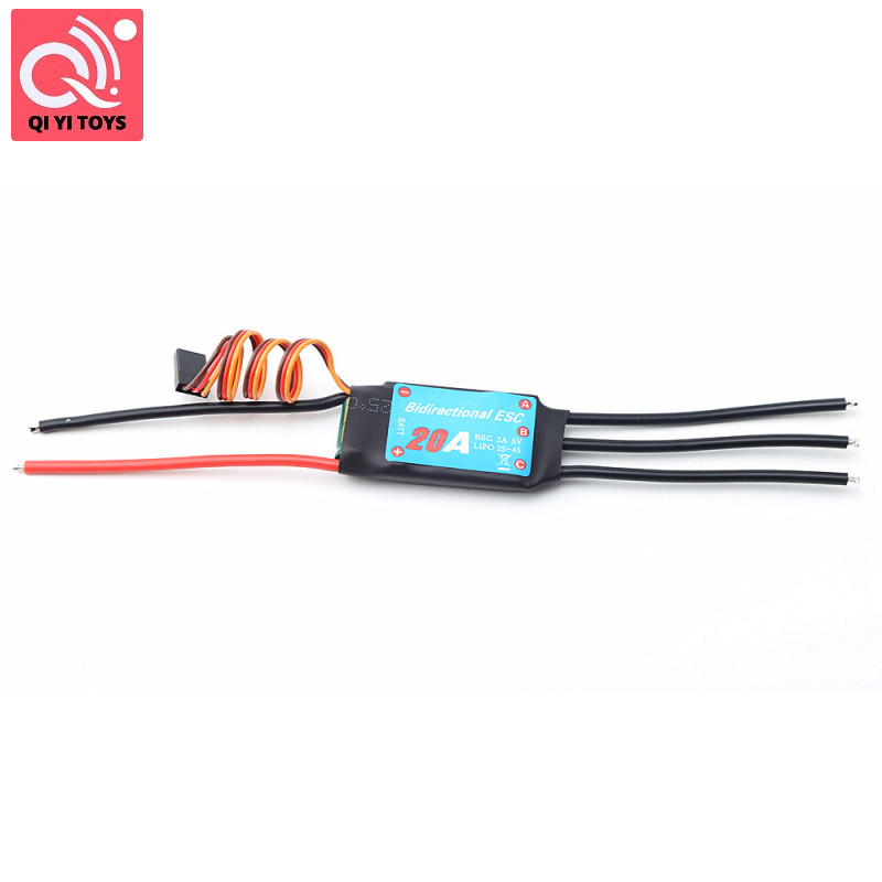 Bidirectional 20a 30a 40a 50a 60a Brushless Esc for Rc Car boat Remote