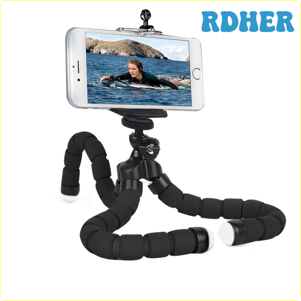 RDHER Phone Holder Flexible Octopus Tripod, Bracket Stand Mount bike bicycle Monopod Styling Accessories For Mobile Phone Camera WRYUT