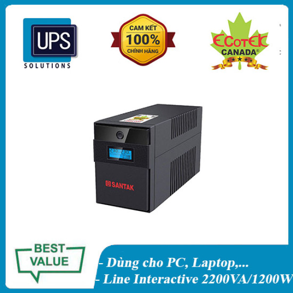 Bảng giá Bộ lưu điện UPS SANTAK BLAZER-2200 PRO 2200VA chính hãng 100% Phong Vũ