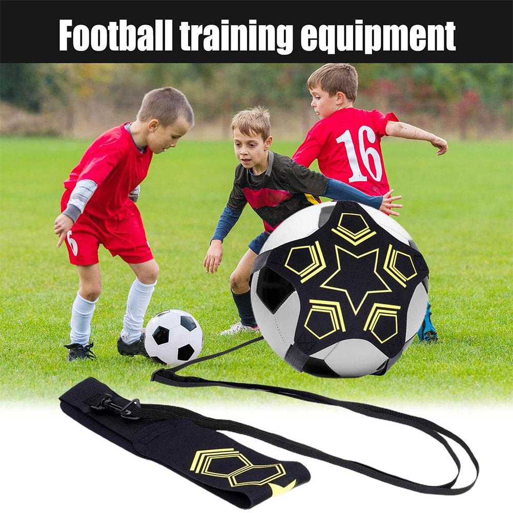 Adjustable Football Kick Trainer Equipment Soccer Waist Assistance Aid Band Control Skill Belt Children Belt Practice Solo Waist Training Practice Y5B4