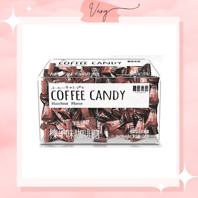 Kẹo Coffee Candy Ít Đường Tommy&Tim Cafe Hũ 100g - 120 Viên