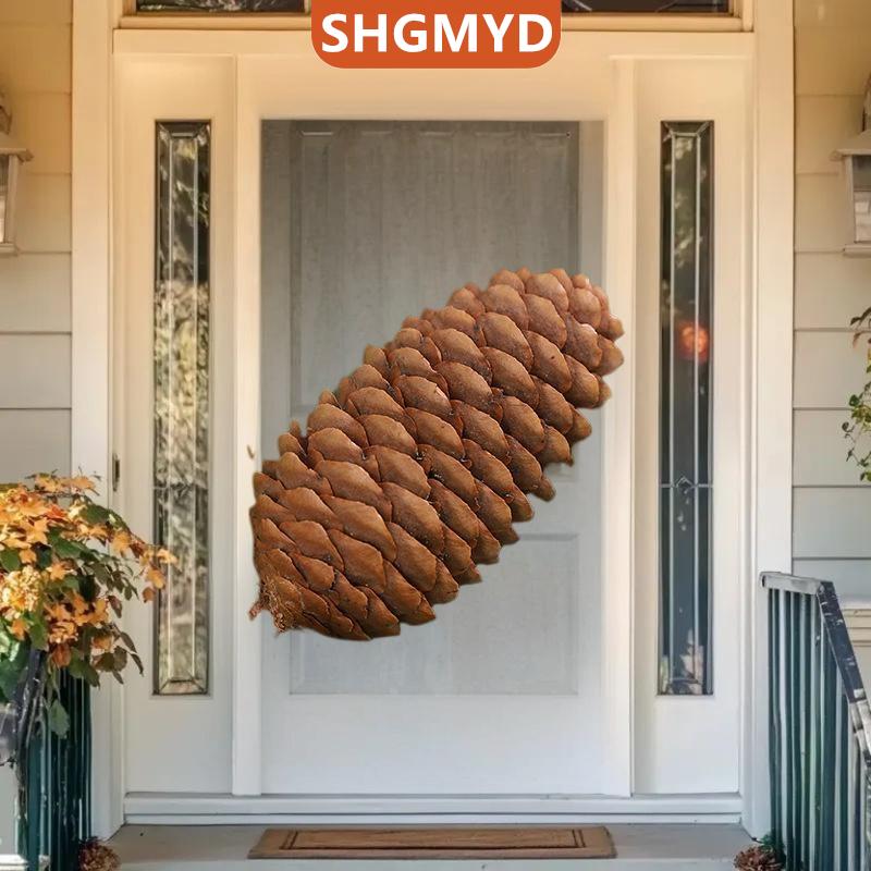 [COD] SHGMYD SPORTS พวงหรีด2025คริสมาสต์พวงหรีดประตูหน้ามีไฟพวงหรีดฟาร์มย้อนยุคกับลูกสนสำหรับตกแต่งวันคริสต์มาส ราคา 327 บาท*ส่งฟรี