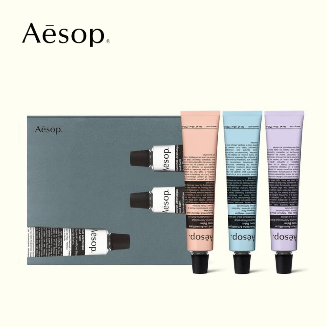 Aesop Helping Hands - Aesop Hand Balm Trio Gift Set Product Set ราคา 1,500 บาท*ส่งฟรี