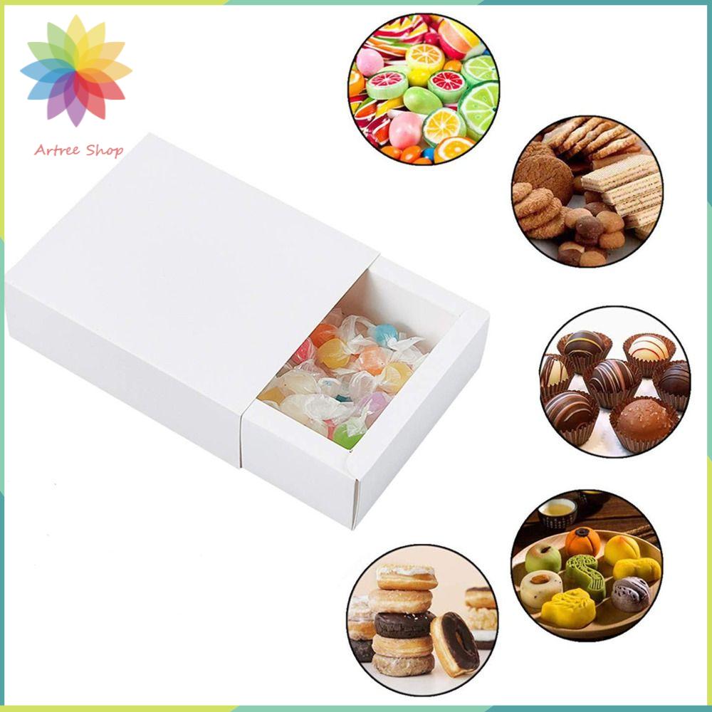 HETU070703. mini Hộp giấy kraft có ngăn  Kiểu ngăn  Giấy Kraft Hộp quà bằng bìa cứng Hộp đựng kẹo Có thể tái chế Hộp đóng gói hiện tại Quà tặng lễ hội
