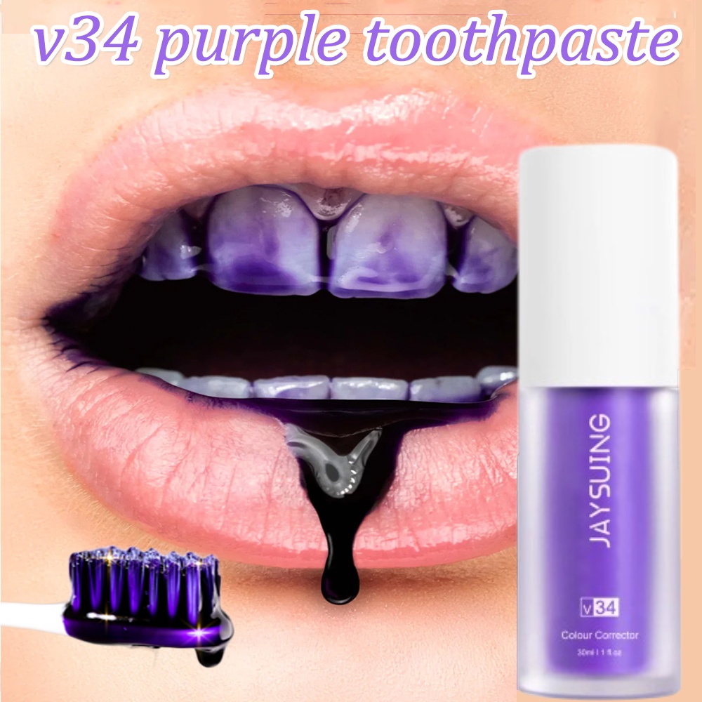 Serum làm trắng răng v34 kem đánh răng tẩy trắng răng tại nhà lọ 30ml