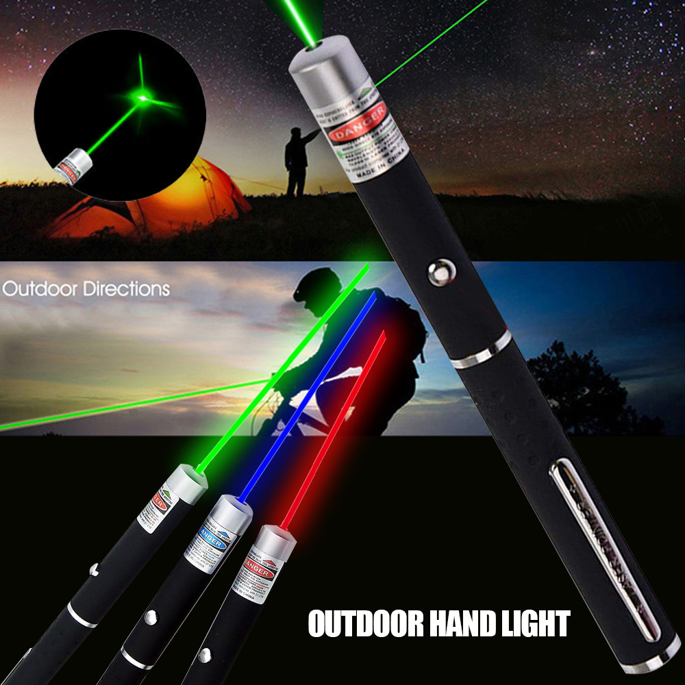 Mua lại💖5mW công suất cao Laser Sight xanh lá cây và xanh dương Dot Bút laser công suất cao Máy đo la-de 530nm 405nm 650nm Bút laser ngoài trời cầm tay nhẹ (không có pin) [hàng tồn kho]