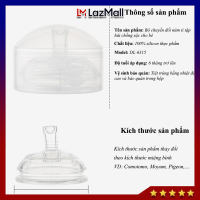 Núm ti silicone ống hút nước cổ rộng  uống sữa kèm van chống sặc 