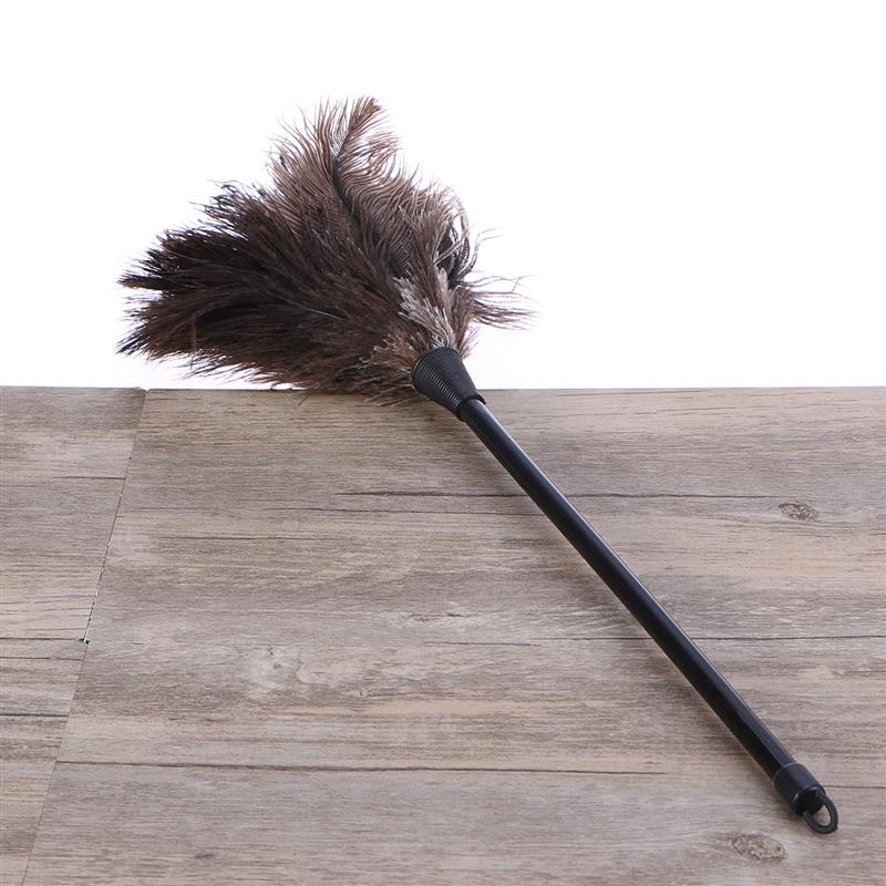 Ostrich Duster Feather Dusters With Long Plastic Handle Cleaning Brush Tool Household Cleaning Duster Dust Cleaning Tools