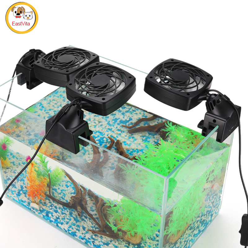 Fish Tank Mini Cooling Fan Heat Dissipation Adjustable Wind Speed Electric