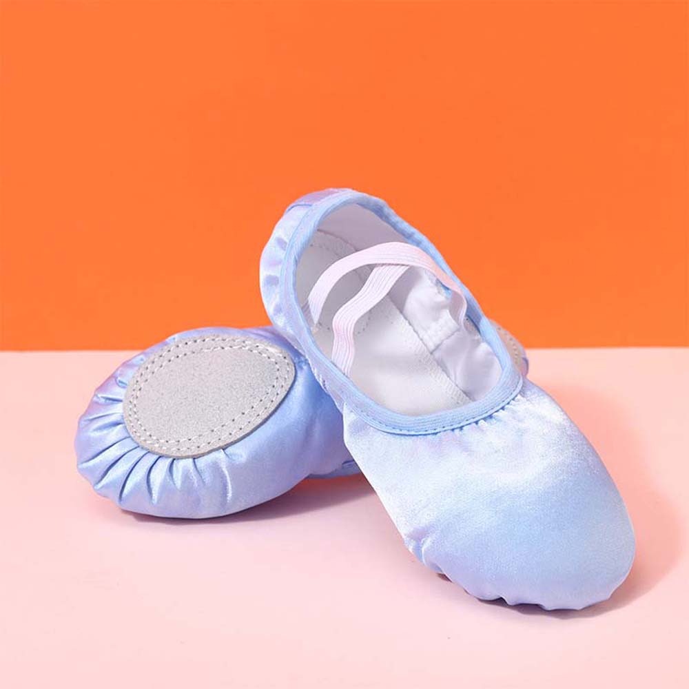 SWRFH Da PU Giày Ba lê cho bé gái Đế bằng Dây thun Dép khiêu vũ vết bẩn Zapatos de punta de Ballet 32-38 Giày mũi nhọn mềm Trẻ em - 4