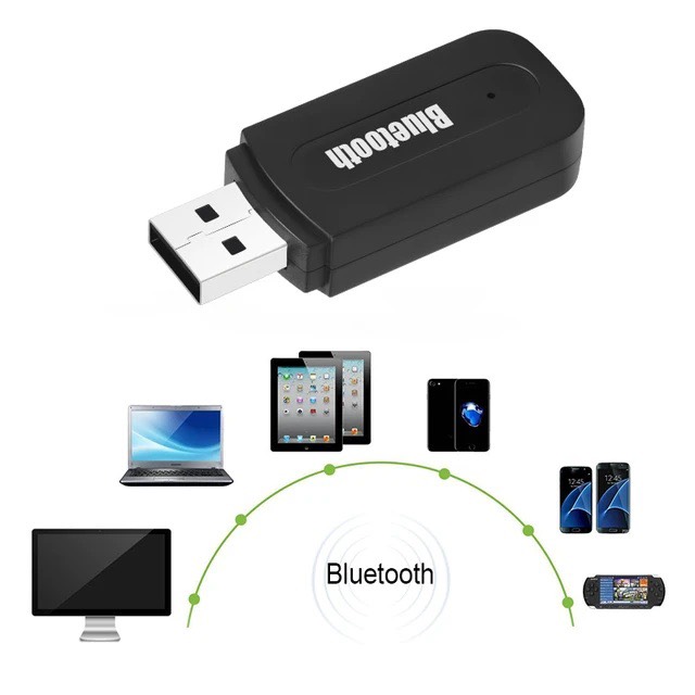 USB bluetooth cho PC- USB Bluetooth kết nối Loa Thường thành loa không dây (màu ngẫu nhiên) (v2.0) (N6hHwUSJ)