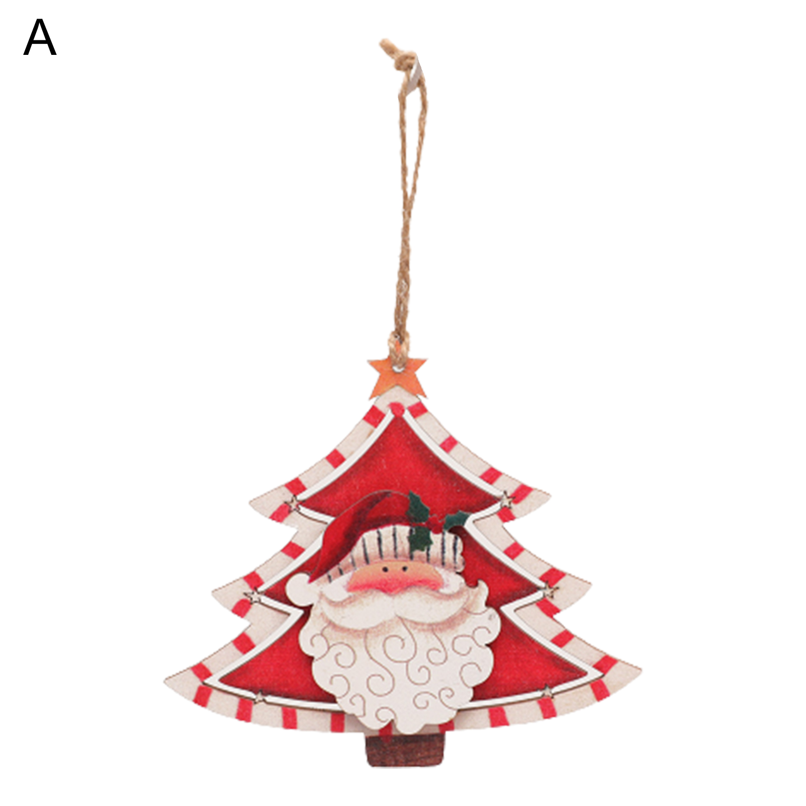 Xiaxuannai®ปฏิบัติของตกแต่งวันคริสต์มาสจี้ที่น่าสนใจ Lovely ใช้กันอย่างแพร่หลาย Snowman ม้า Santa Claus ออกแบบแขวนจี้สำหรับ Home