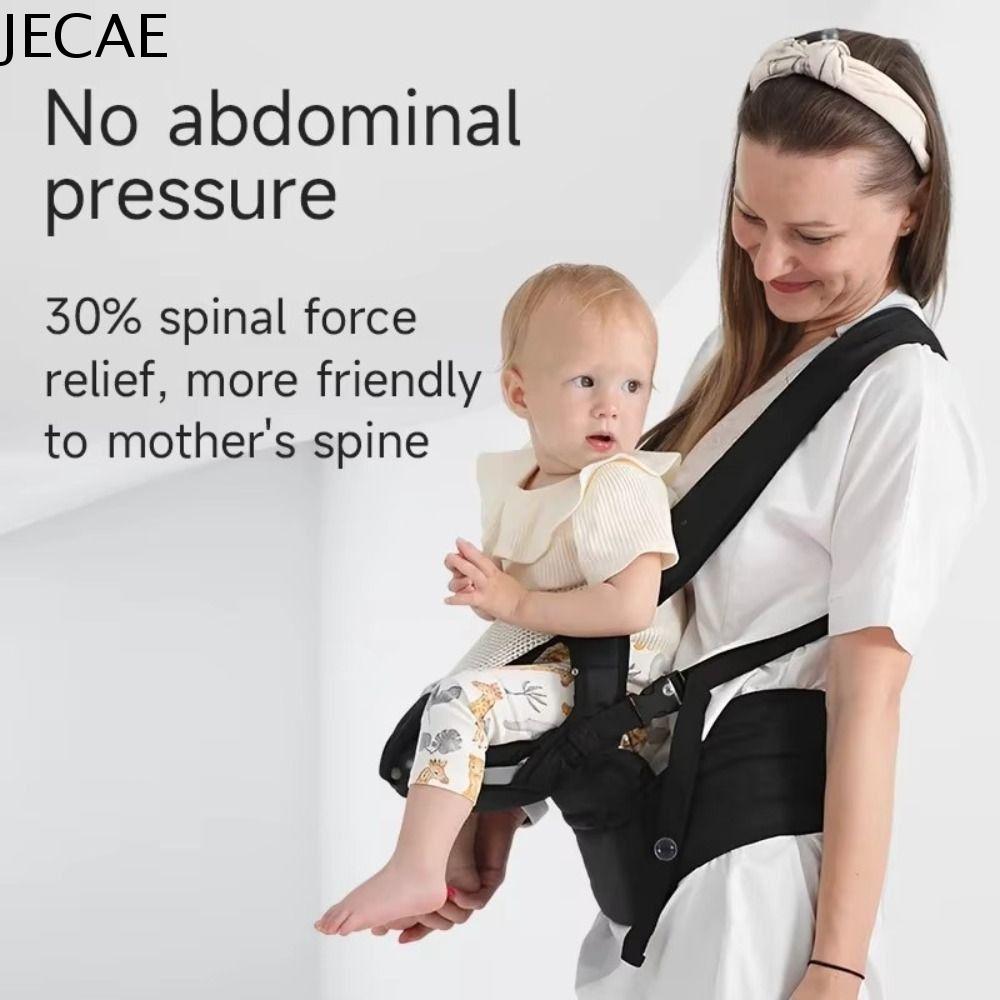 JECAE Có thể gập lại Địu em bé công thái học Có thể điều chỉnh An toàn Ghế quấn trẻ sơ sinh Di động trước Địu ngồi hông cho trẻ sơ sinh Trong 3-36 tháng