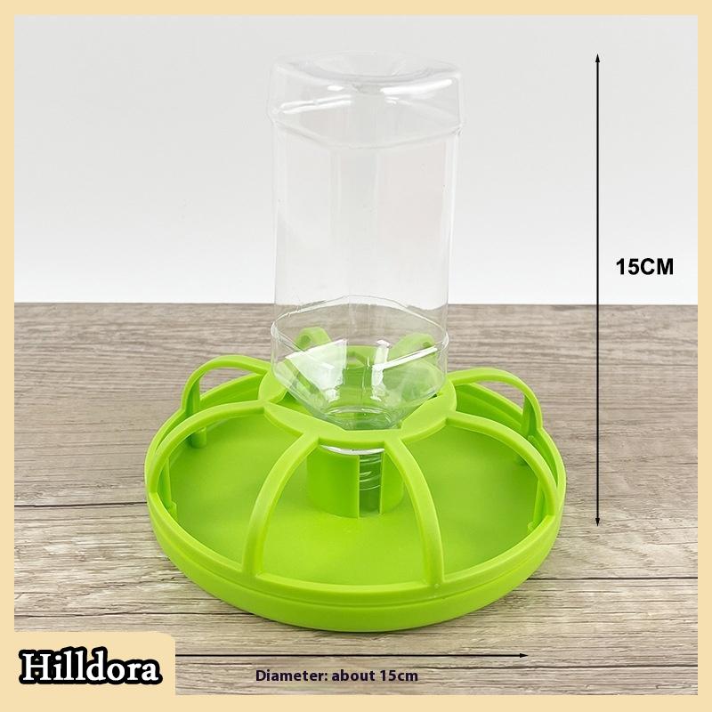 [Hilldora] Gia cầm dày trung chuyển và uống nước thực phẩm quả tự động Gà Chim Chick waterer ăn Rutin gà máng - 8