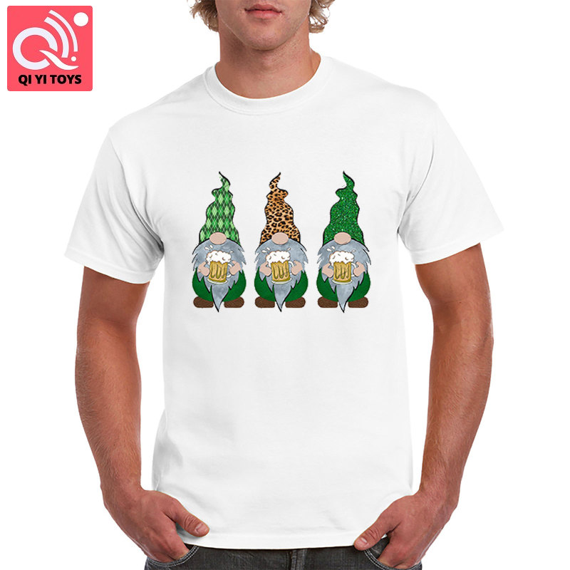Nam nữ St patricks ngày Áo sơ mi cổ tròn tay ngắn áo thun Top áo cho kỳ nghỉ diễu hành