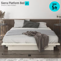 Synergy House Sierra Queen Bed 5FT | Japanese Zen Platform | Katil Queen | 5 Colours