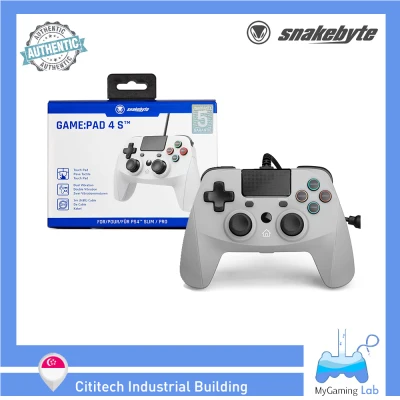 [SG] Snakebyte Playstation 4 Wired Gamepad Controller for PS4, PS4 Slim, PS4 Pro and PS3