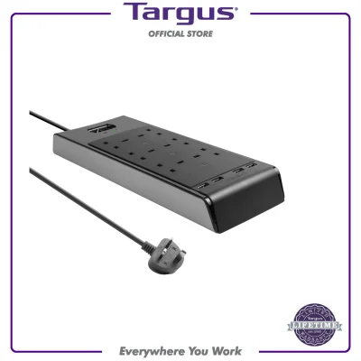 Targus Smart Surge 6 with 4 USB Ports, Black (APS1101AP)